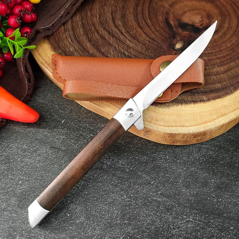 2024 Damaskus Faltbares Küchenmesser Schneidemesser Obstmesser, geschmiedetes Ausbeinmesser Edelstahl Kochmesser Küchenmesser Metzgermesser Küchenwerkzeuge 1Pcs