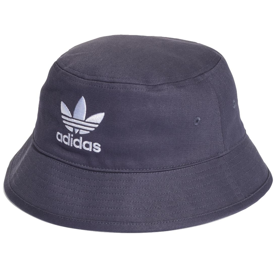 adidas Adicolor Trefoil Bucket Hat, Marineblaue Unisex-Mützen OSFM dunkelblau