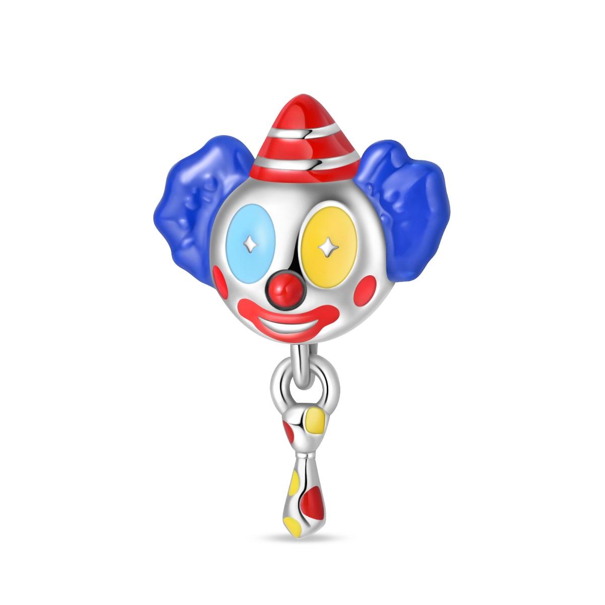 Charm Schön Wunderbar Echtsilber Dr Clown Perle Passt an Armbänder Damen Schmuck DoItYourself Schöne Geschenke blue