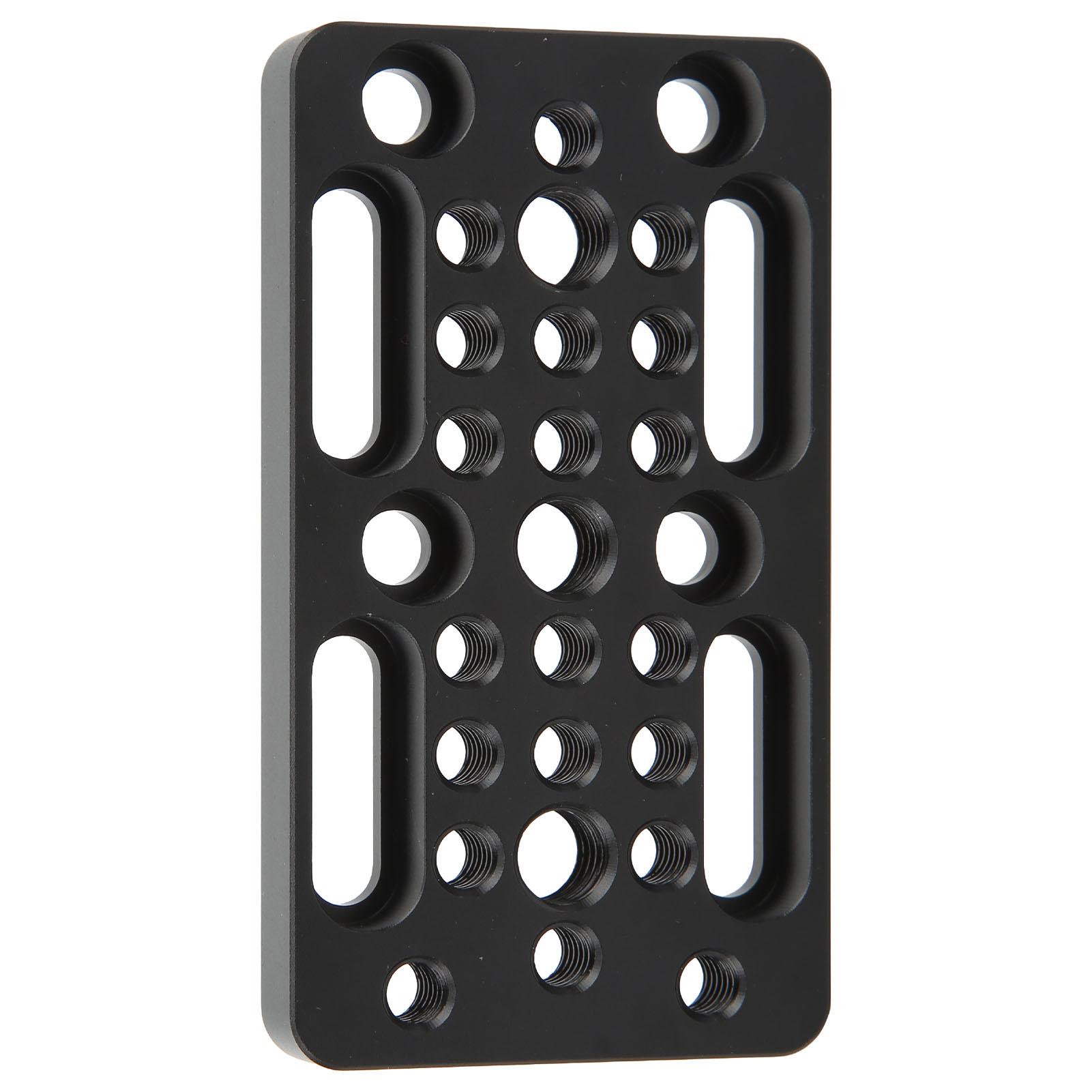 Kamera-Käseplatte, einfache Kamera-Montageplatte mit 14-Zoll-38-Zoll-Schraubenloch für die Oberseite des Kamerakäfigs