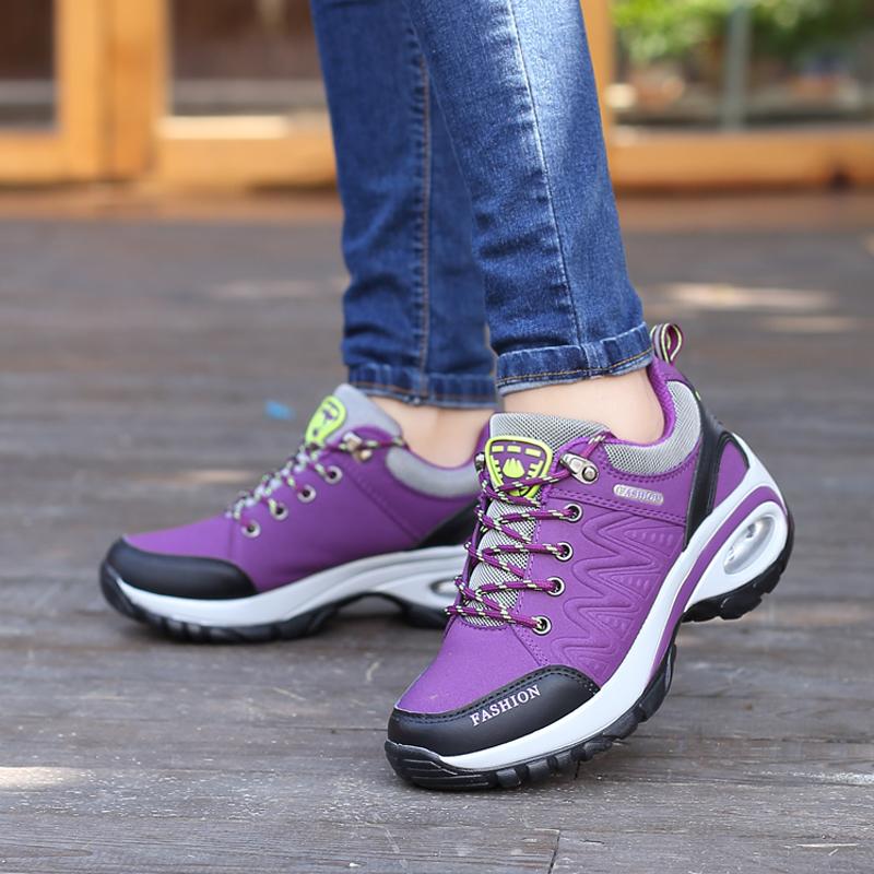 TUINANLE Wanderschuhe Frauen Herbst Outdoor Trekking Klettern Schuhe Damen Turnschuhe Schuhe Sport Bergsteigen Schuhe 40