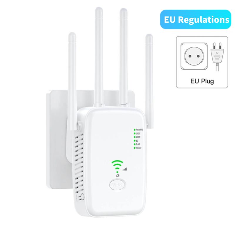 1200Mbps 5G Wireless Wifi Repeater 5G/2,4G Dual-band Wifi Verstärker Signal Booster Netzwerk Extender 802,11 ac Gigabit Long Range WiFi Booster 2024 Neue 1200Mbps