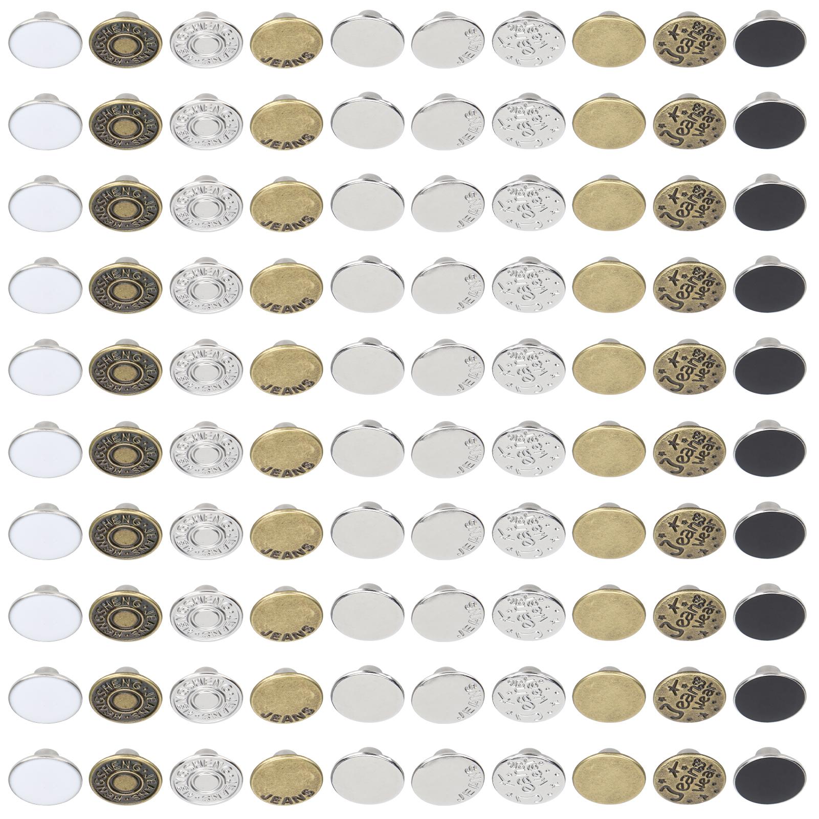 Jeansknopf-Set Sofortige Nagelfreie Keine Näharbeit Erforderlich Verstellbare Taille Bastelbedarf