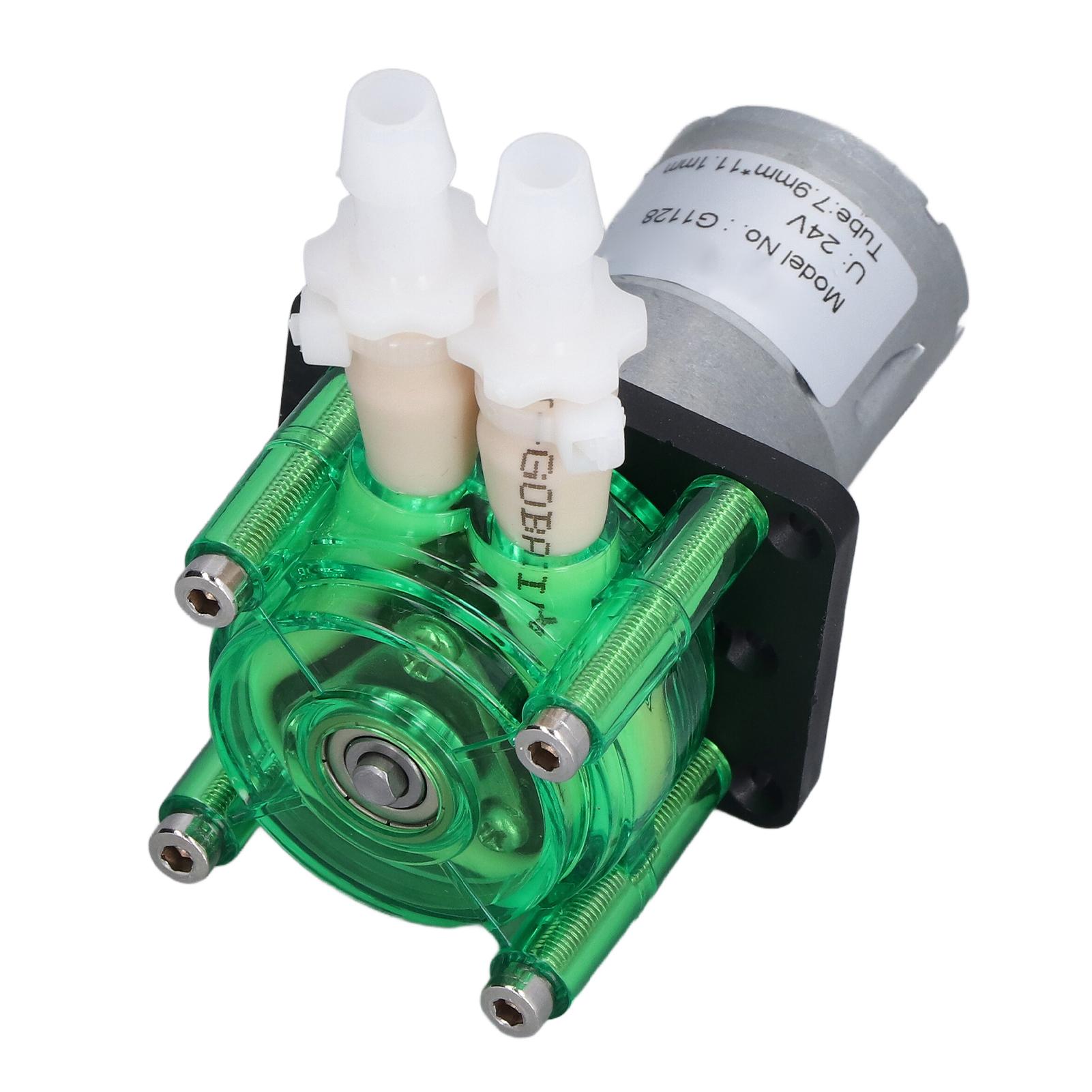 Schlauchpumpe, selbstansaugende Vakuumpumpe, hohe Durchflussrate, korrosionsbeständig, BPT-Rohr, 700 mL/min, DC 24 V