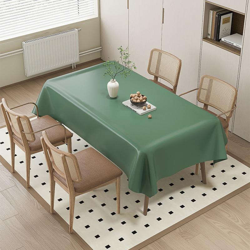 Tischdecke mit 100 % wasserdichtem, rechteckigem PVC-Tischtuch, abwischbare Tischdecke für Esszimmer, Party, Camping, Outdoor 80*120cm