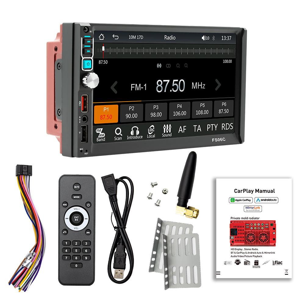 7 Zoll mehrsprachiger Auto-BT-MP5-Player Auto Multifunktionaler Auto-Musik- und Video-Player Auto FS06C