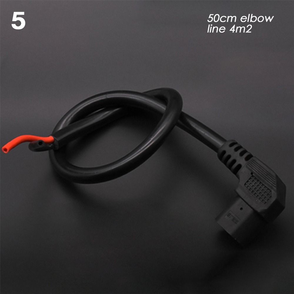 Drei Vertikale Roller Fahrradteile Batterieanschlussstecker Ladebuchse mit 12AWG Kabel 5