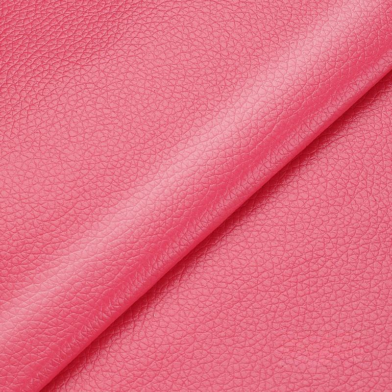 Selbstklebendes Kunstleder-Reparaturpflaster zur Reparatur beschädigter Kunstlederartikel wie Sofas, Autositze, Motorradsitze, Handtaschen, Jacken, Gürtel 50*70cm rose rot