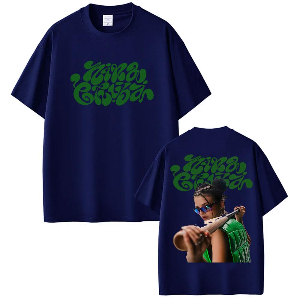 Nina Chuba Tour Neues Album 2026 T-Shirts Unisex Damenbekleidung Mode Übergroße T-Shirts Sommer O-Ausschnitt Kurzarm-T-Shirts Streetwear 4XL