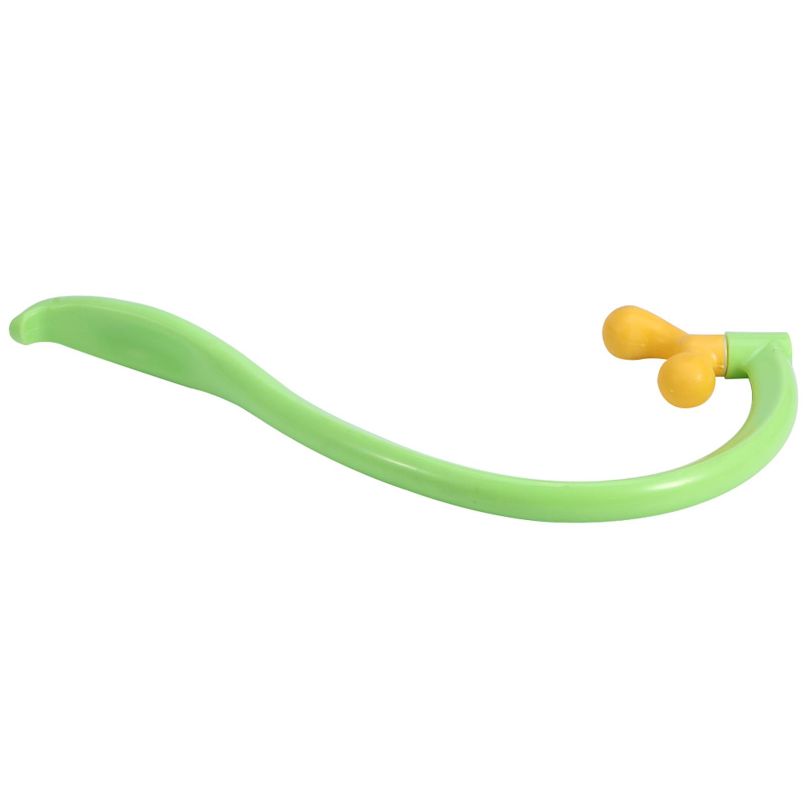 Verstellbares Doppelkopf-Triggerpunkt-Massagegerät Rücken Nacken Schulter Muskelschmerzen Linderung Massagegerät