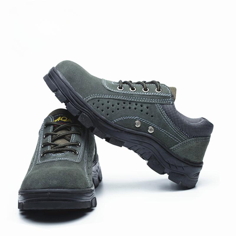 Arbeitsschuhe Durchtrittsicher und Atmungsaktiv Innen Armeegrün Schutzschuhe Rutschfest und Abriebfest Arbeitsschuhe 46