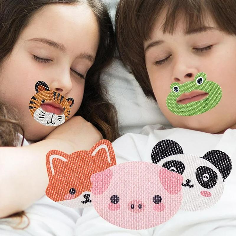 30 Blätter/Beutel Anti-Schnarch-Aufkleber Für Kinder Schlaf Mundschluss-Aufkleber Atmungskorrektur-Pflaster Halt-die-Klappe-Aufkleber onesize