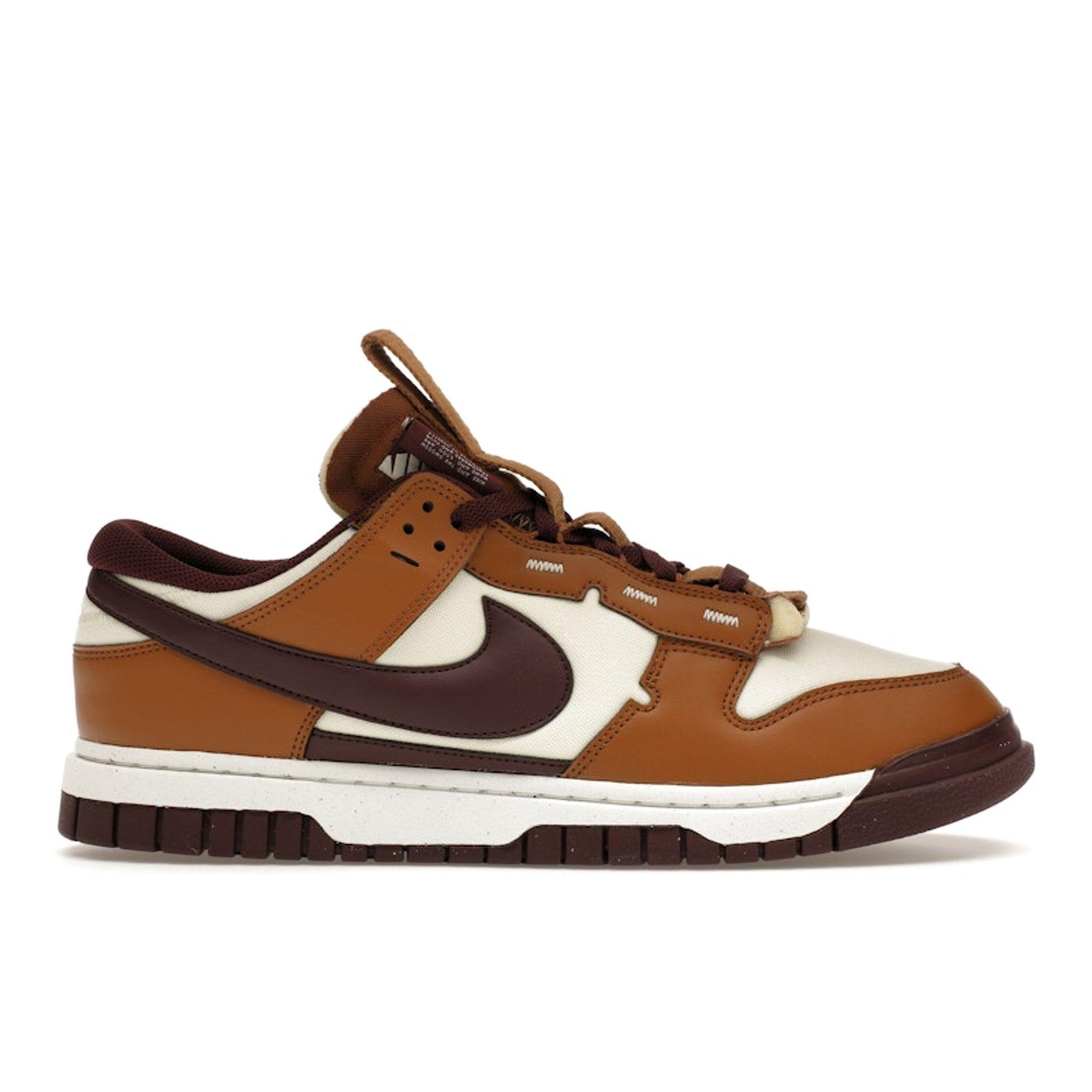 Nike Dunk Low Jumbo Light British Tan Burgundy Crush Unisex Sneaker Braun FQ8248-200 40.5