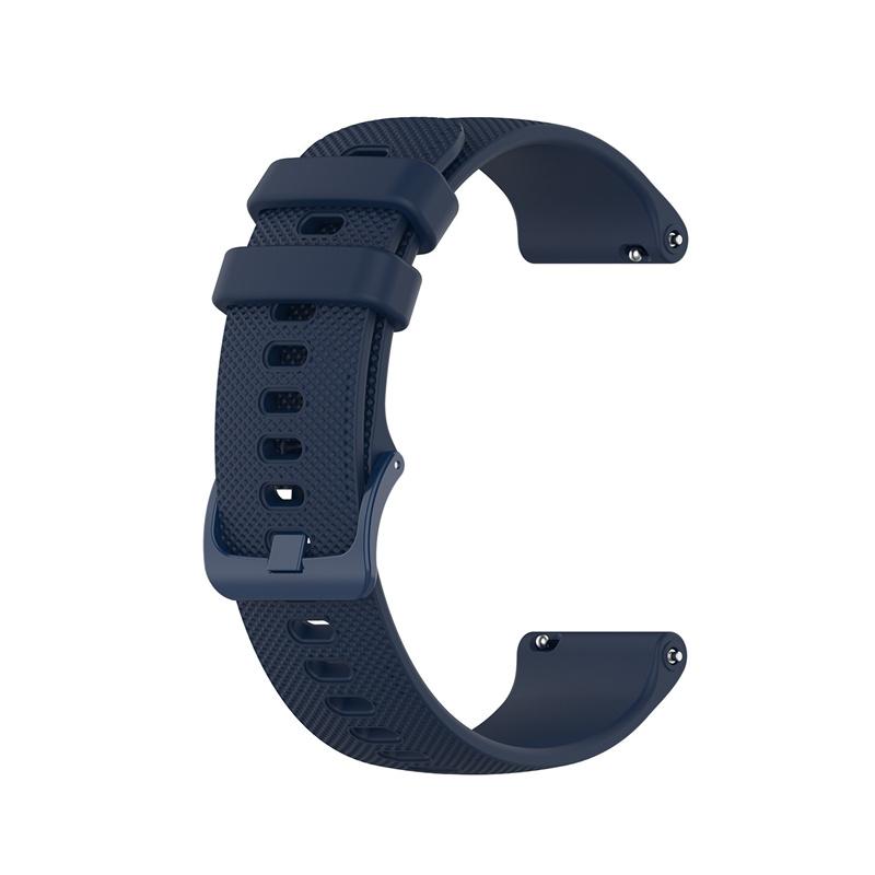 Für Garmin Vivoactive 4s Armband Garmin Vivoactive 3 Venu 2/2s/Sq Vivoactive 4 Forerunner 645 245m Silikon Armband Zubehör Garmin vivomove 3s navy blau
