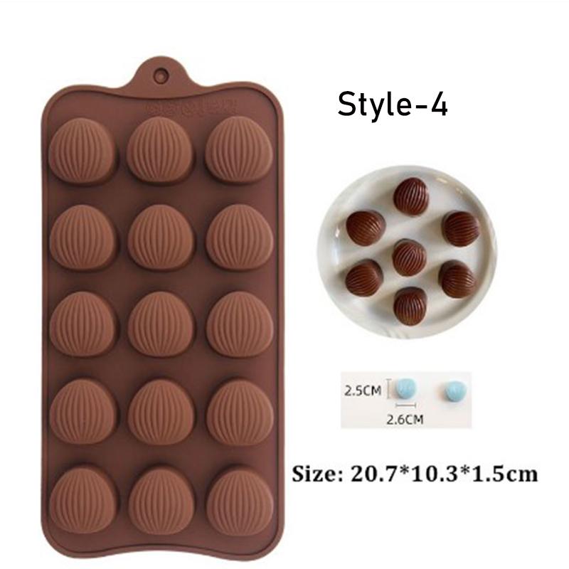 Mode Obst 3D Eis Harz Form Tier Form Jelly Pudding Kuchen Backen Werkzeug Gummibärchen Süßigkeiten Silikon Formen DIY Schokolade Nut