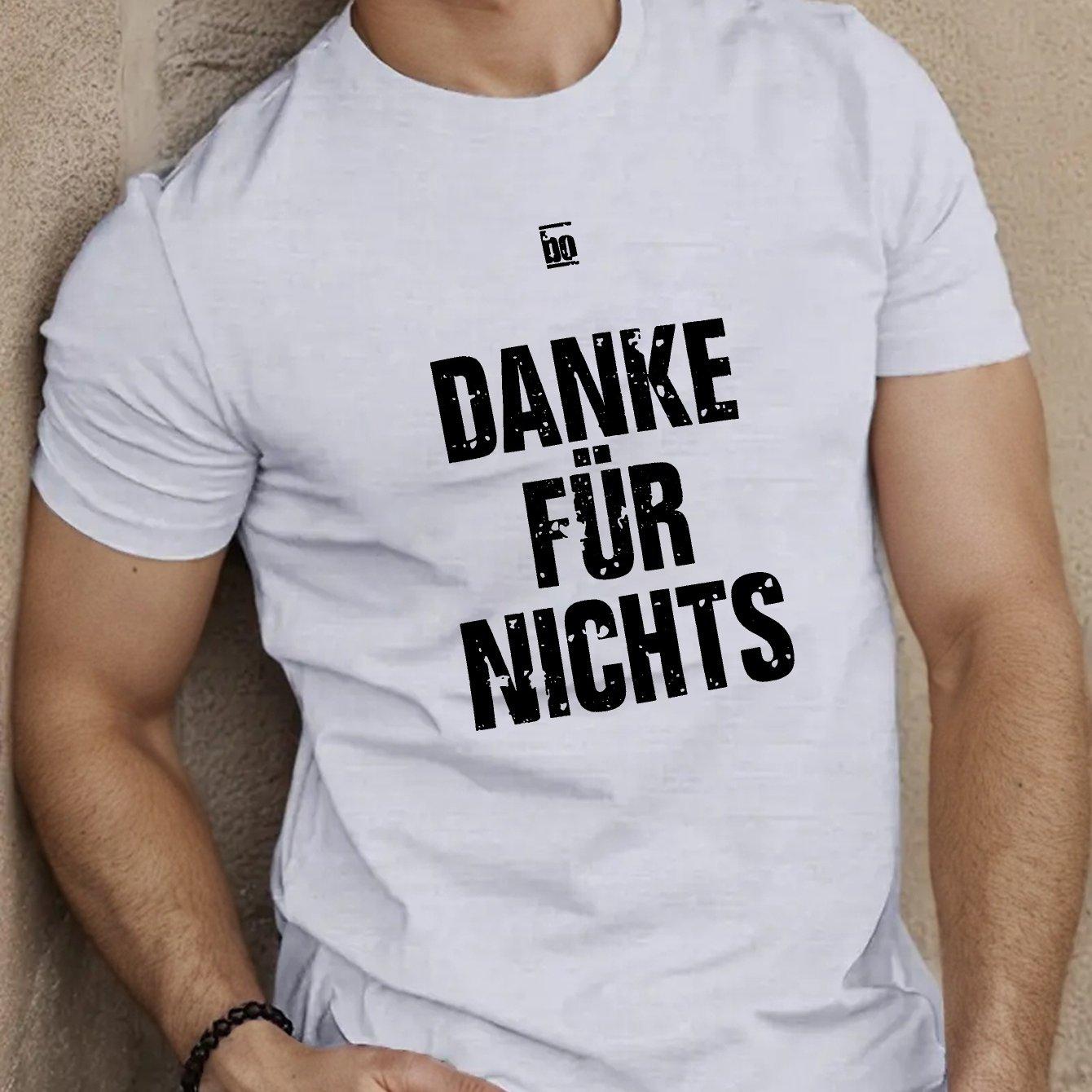 2026 Heiß Neu Danke Für Nichts Böhse Onkelz T-Shirt Vintage Damen Herren 100% Baumwolle T-Shirt Lässig Trend Oversize Y2k 4XL