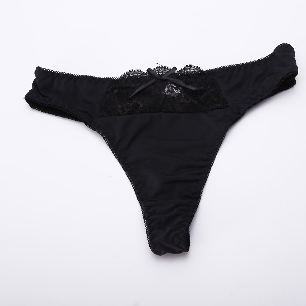 Frauen Nahtlose Höschen Solide Tanga Sexy Höschen Für Frauen G String Unterwäsche Dessous Plus Größe XXL schwarz