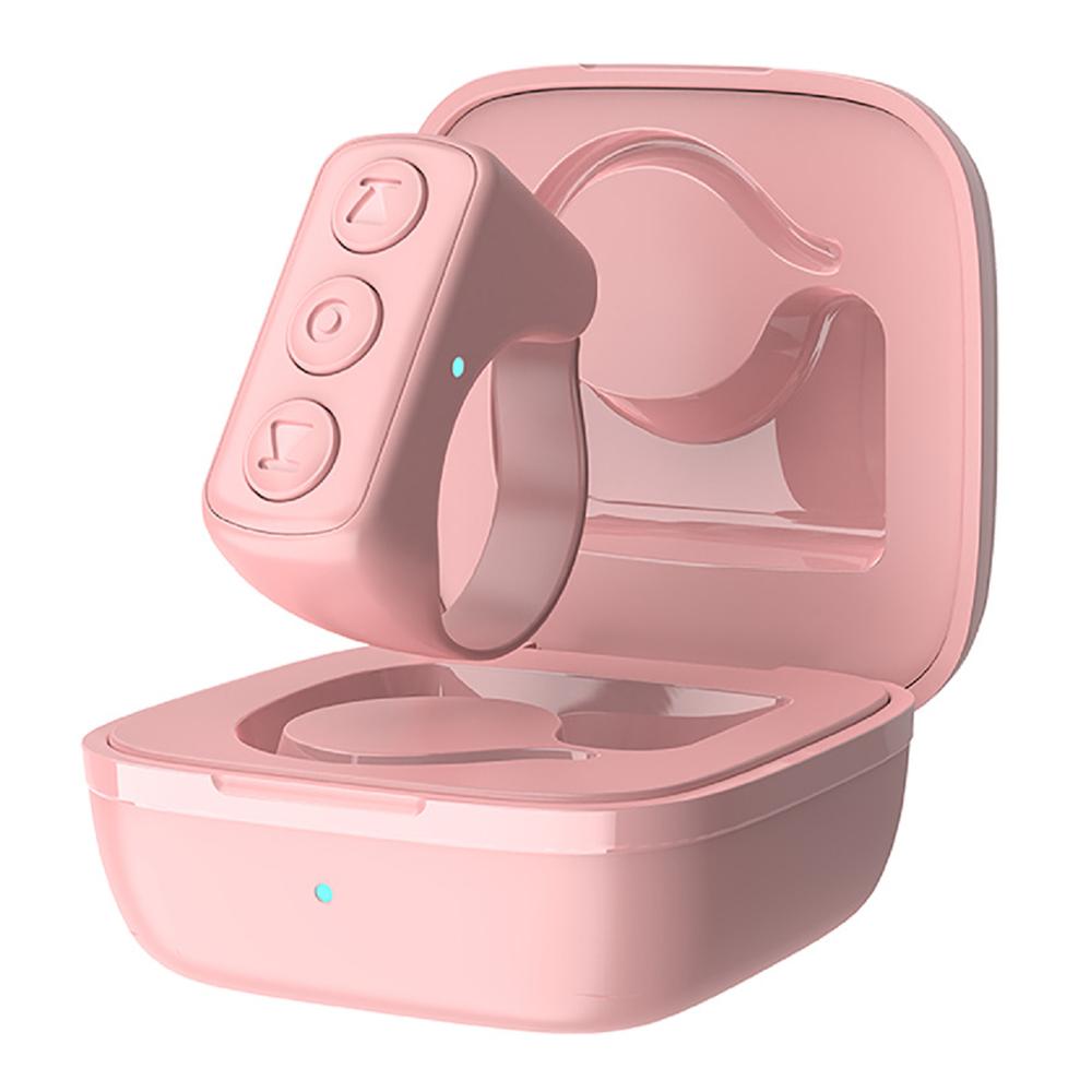 TikTok Scrolling Ring Kindle Page Turner Remote Photo Clicker iPhone Remote Camera Control Pause rosa