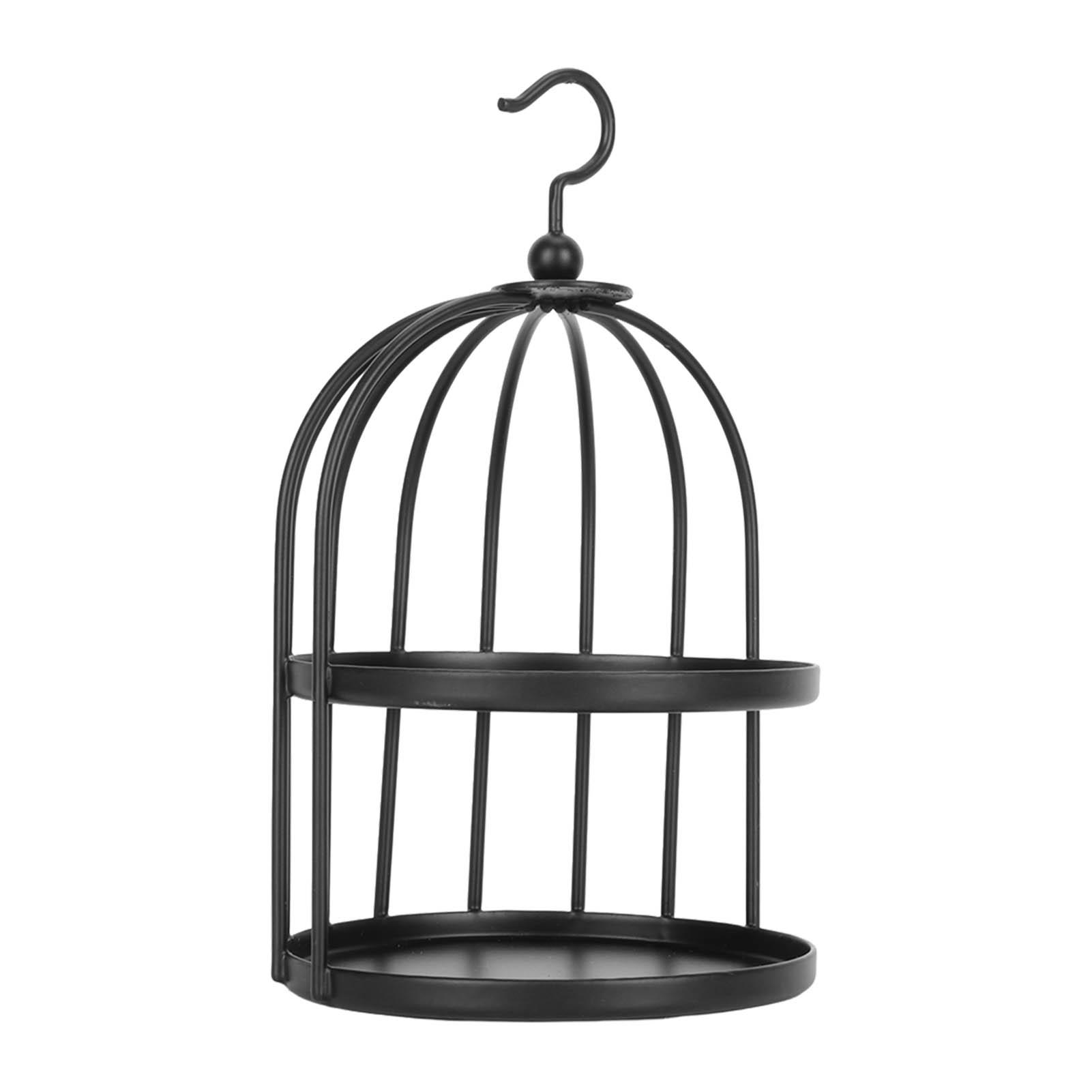Wachssiegelwärmer Schwarzer Vogelkäfig-Stil Hängehaken Starkes Metall Dekorativer Siegelwachsofen für schwarz