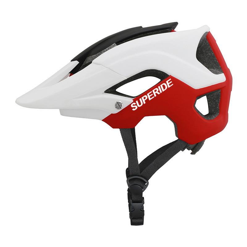 SUPERIDE Aufprallschutz TRAIL DH MTB Fahrradhelm Ultraleicht Rennrad Mountainbike Helm Herren Damen Outdoor Fahren Radfahren Helm M(54-58)