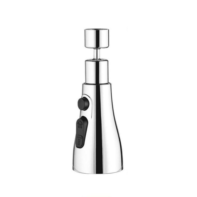 1 Stück Küchenarmatur Universal-Verlängerungsgerät, 360° drehbar, Kugeldüse, Wasserhahn-Adapter, Waschbecken, Ersatzteile, Küchenzubehör silber