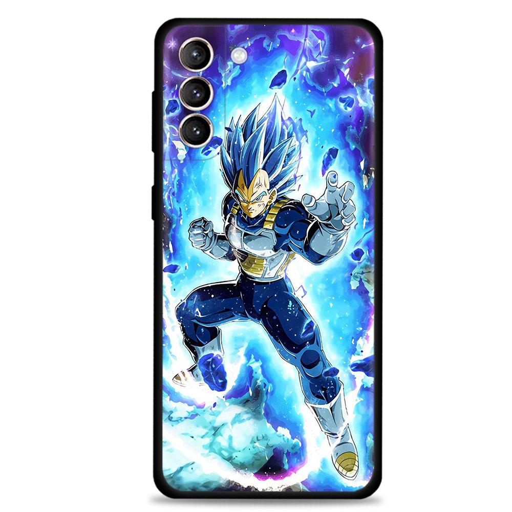 Dragon Ball Majin Vegeta Handyhülle für Samsung Galaxy S20 S21 FE S22 Ultra S10 S9 S8 Plus S10e Note 20Ultra Silikonhülle Samsung Note 10 plus