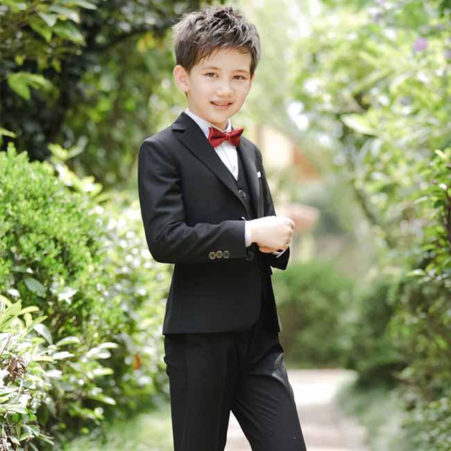 4 Stücke Kinder Hochzeit Blazer Anzug Marke Blume Jungen Formale Smoking Schule Anzug Kinder Herbst Kleidung Set 150