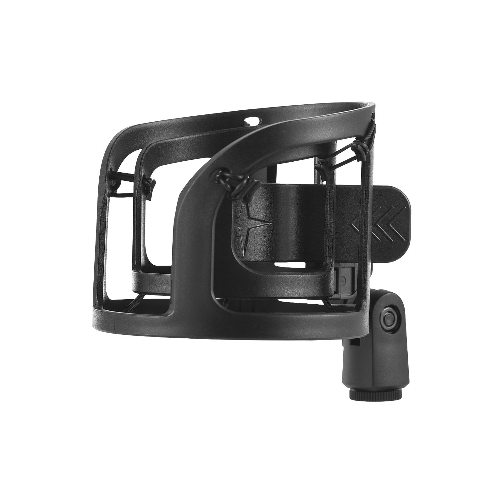 Mikrofon Shock Mount Mic Stand Aufnahme Studio Live Broadcast Universal Kondensator Mikrofon schwarz