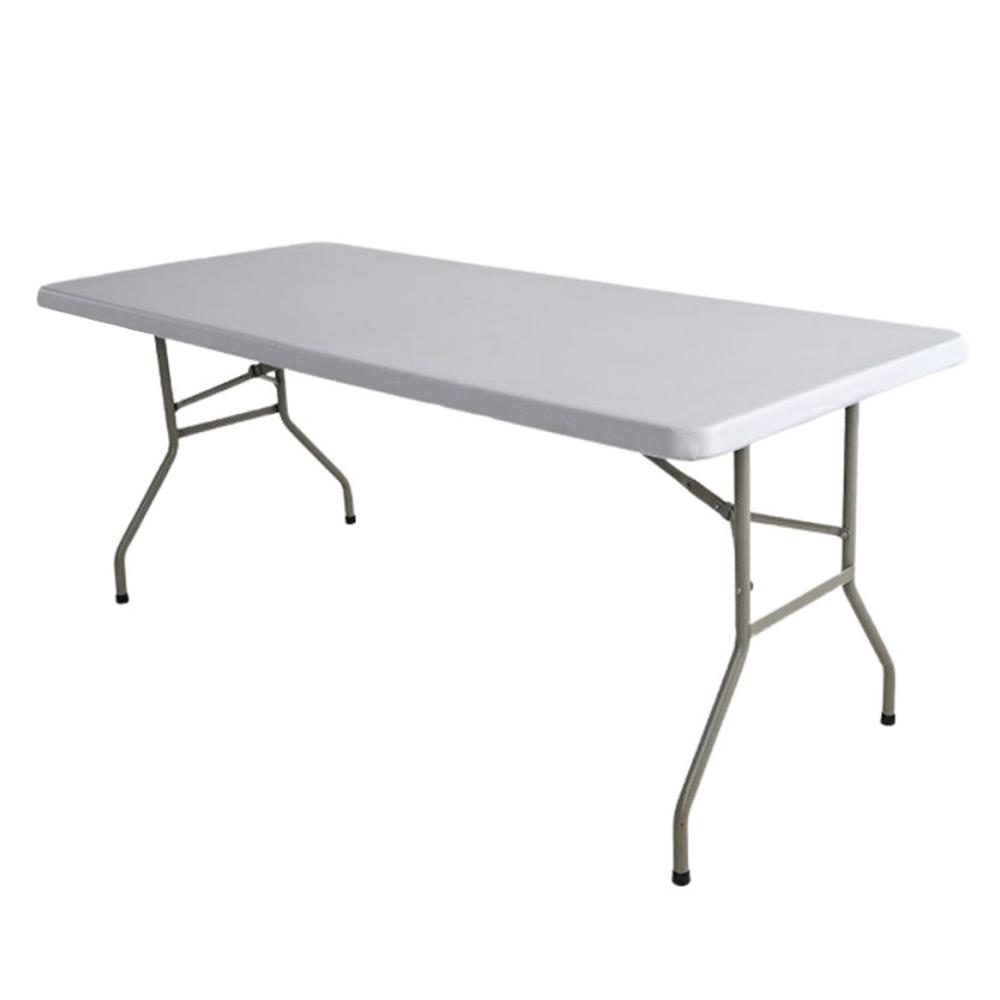 Tischdecke Aoresac Home Outdoor Band Elastic 120cm * 60cm wasserdichte und staubdichte Tischdecke für 120cm * 60cm licht grau