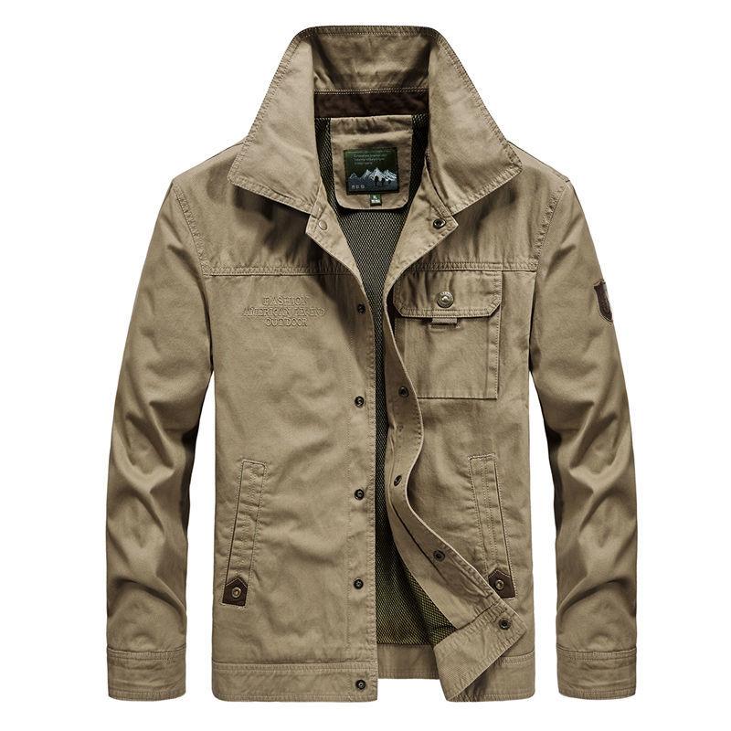 Outdoor Freizeit Herbstjacke Herren Herrenmantel Casual Parka Herrenmode Jacke Herren Winter Plus Samt Kleidung Herren 5XL