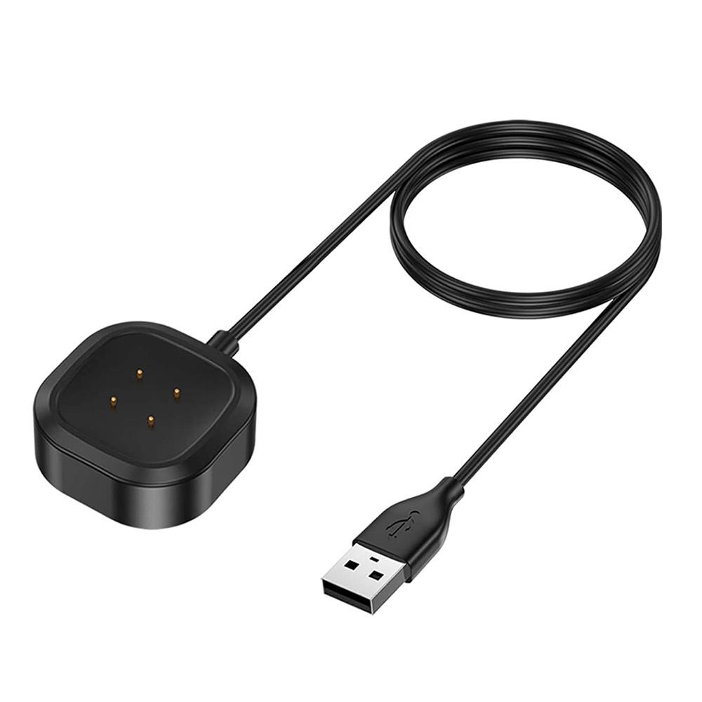 Für Fitbit Sense/Sense 2/Versa 4/Versa 3 Ladegerät USB-Ladegerät Smartwatch Ladekabel Ersatzladegerät 3,3ft