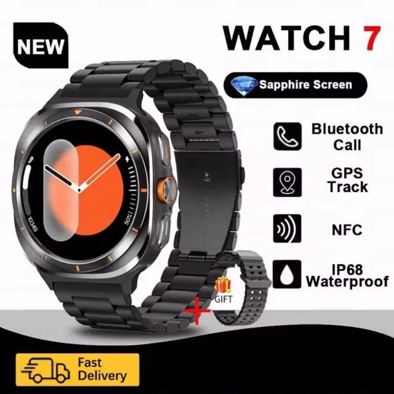 2024 Neue Smart Watch 7 Ultra für Männer AMOLED-Bildschirm Multifunktions-Sport-Fitness-Tracker Gesundheit Damen Smart Watch Galaxy Watch 7 Ultra