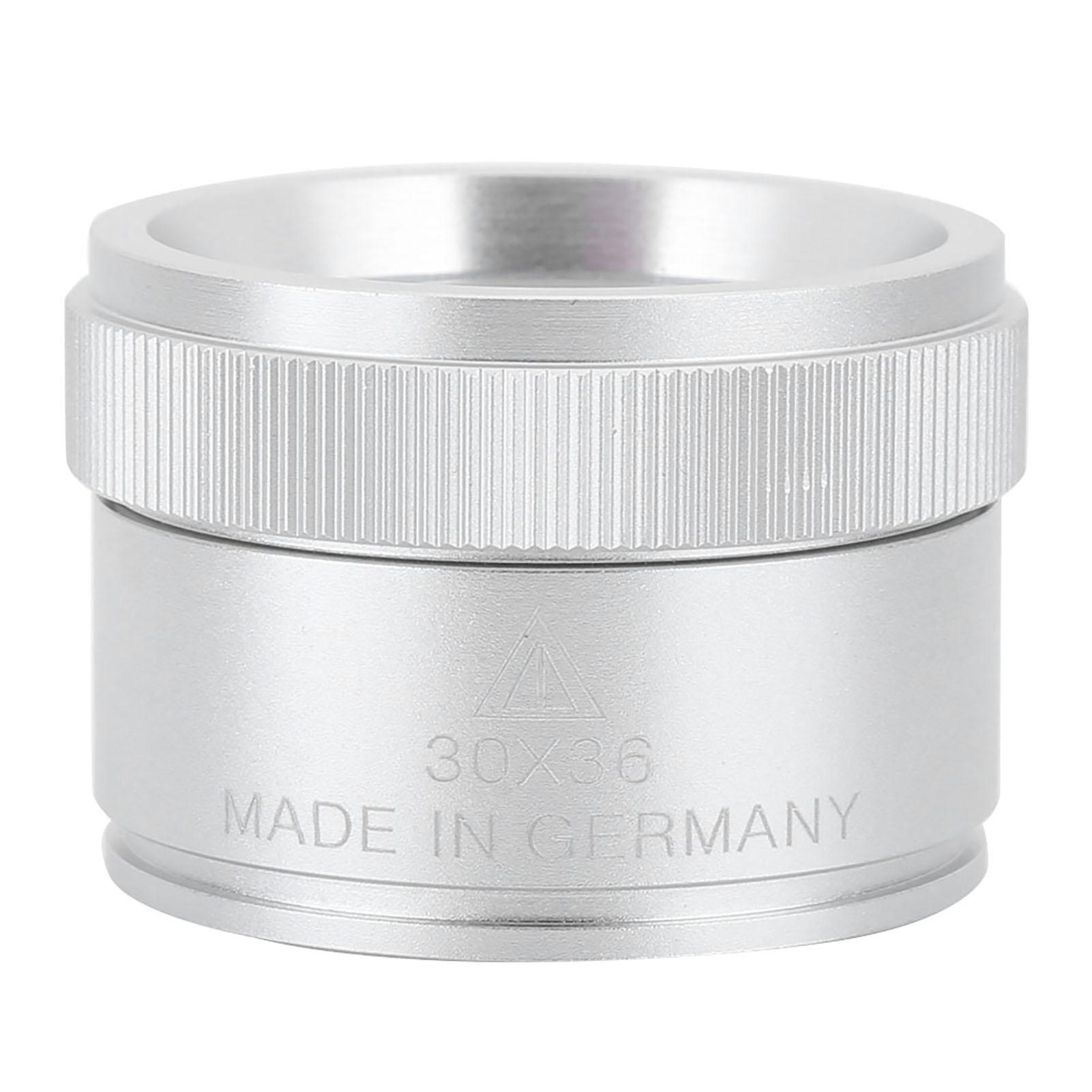 30X Lupe Handheld Tragbare Lupe für Schmuck Münzen Identifizierung Silber silber