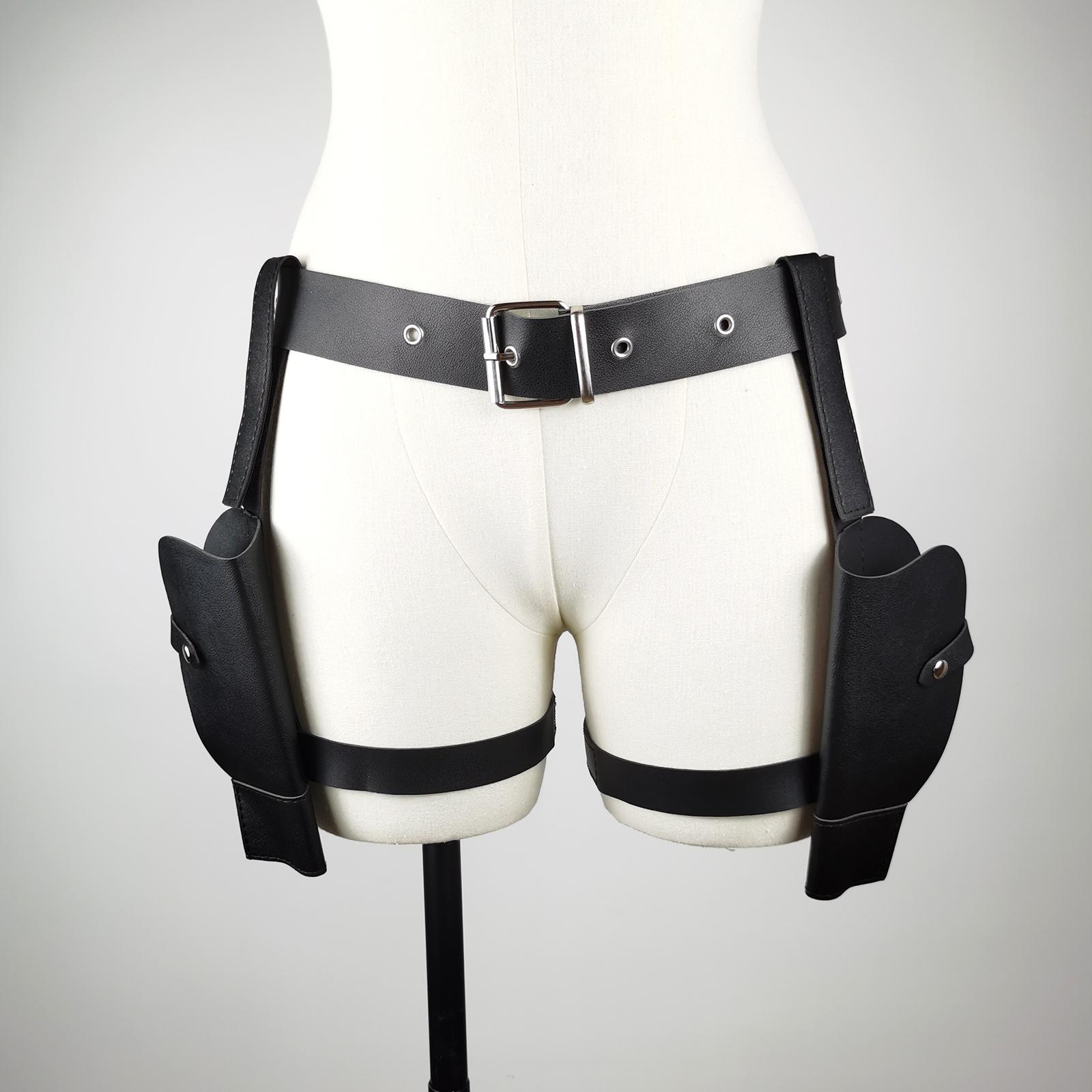 Tomb Raider Laura Polizei Holster Western Cowboy Gürtel Cosplay Cosplay Requisiten Zubehör