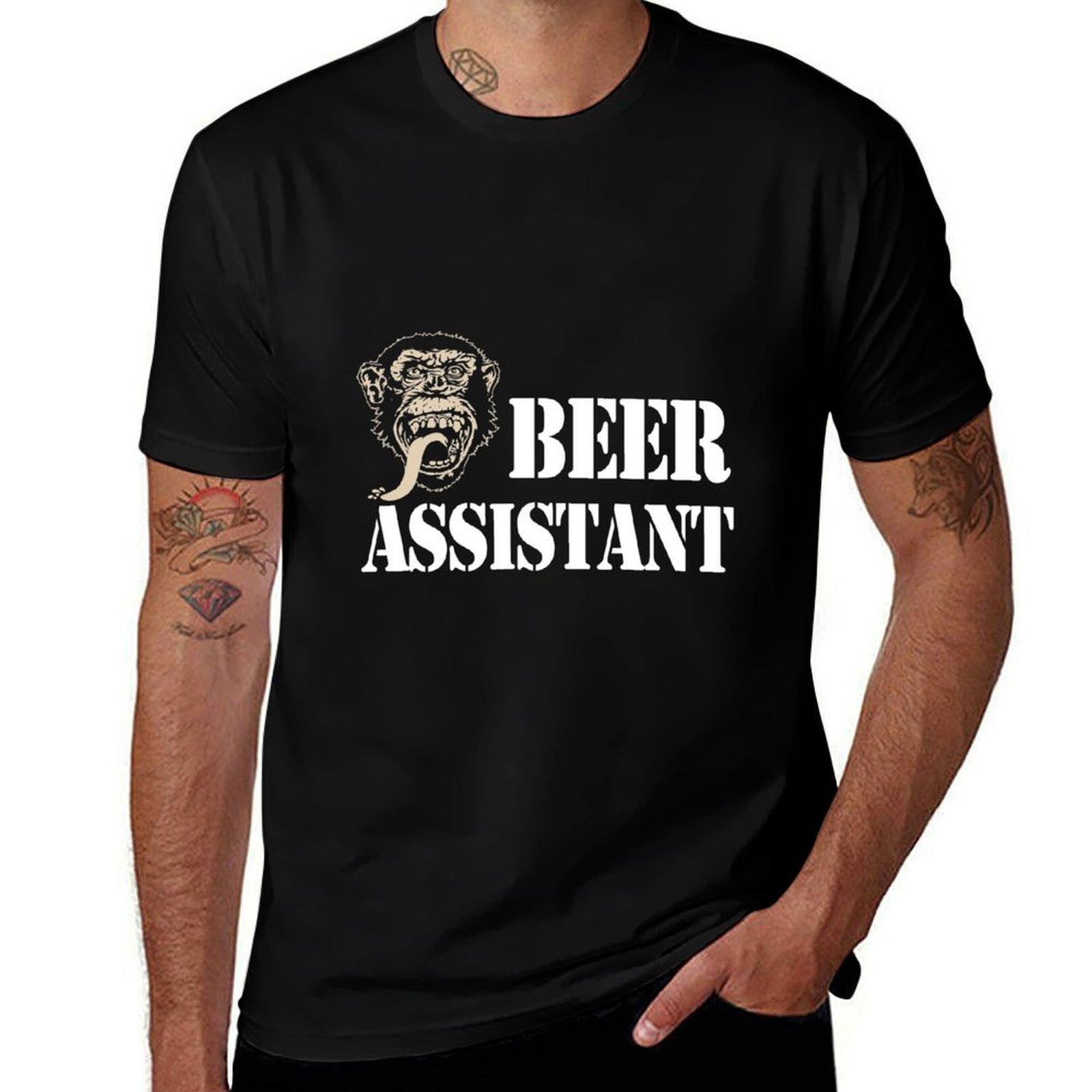 Gas Monkey Garage T-Shirt Bierassistent T-Shirt Designer-Shirts Custom T-Shirt Vintage Anime Shirt Herren T-Shirts XL