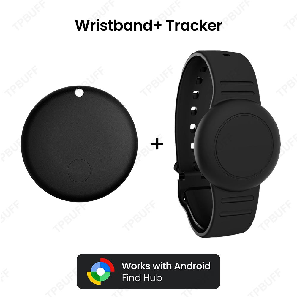 Weiches Silikon-Kinderarmband für Google Find My Air Tag Mini GPS-Tracker Wasserdicht für Haustier Kinder Kind GPS-Tracker Schutz Armband Bk GPS-Bk Strap-1Set black