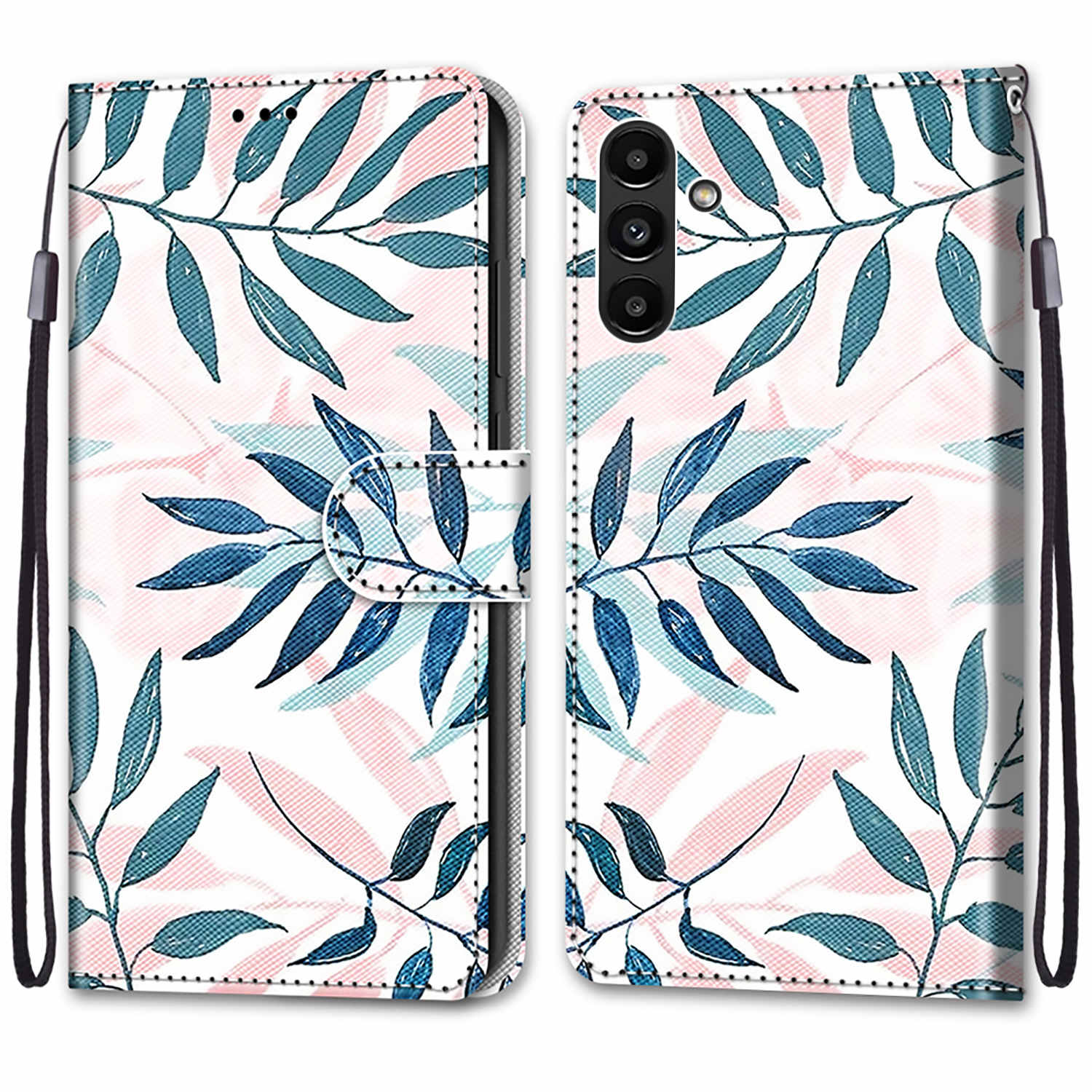 Luxuriöse, bemalte Ledertasche im Brieftaschen-Stil, Schutzhülle für Samsung Galaxy A26 A36 A16 A55 A56 A35 A24 A25 A15 A05 A05s/Samsung A15 A14 A04S Samsung Galaxy A10