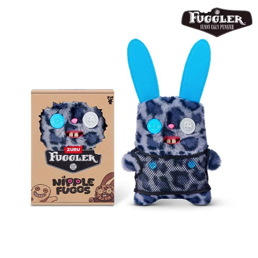 Nipples Fuggs Original Fuggler Monster Plüschtier Haarloses Kätzchen Fitness Muskulöser Mann Monster Weiches Spielzeug 20-22cm Geschenk Mit Box 1 piece with box gray