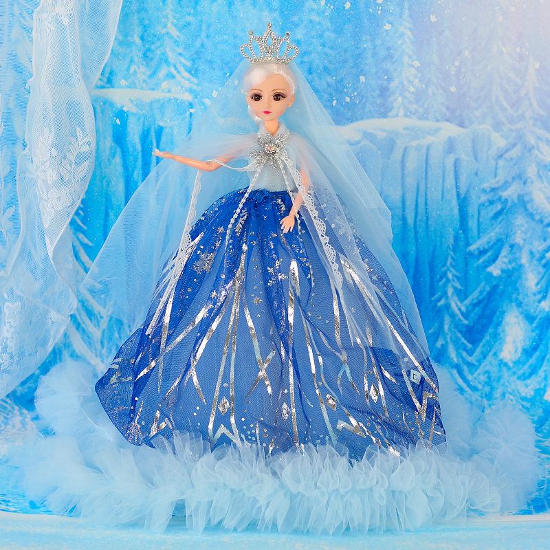 50cm elegante Prinzessin Puppe Spielzeug Overall handgefertigt Schönheit Spielzeug Silikon Wiedergeburt Puppe Spielzeug Geschenk gift box packaging