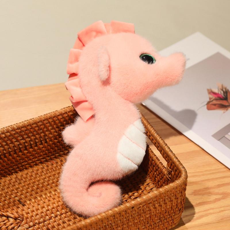 Meeres-Tier Plüschtier Komplette Serie Puppe Simulierte Cartoon-Tier Seelöwe Robbe Seepferdchen Spielzeug Niedlicher Anhänger Schlüsselanhänger Kindergeschenk
