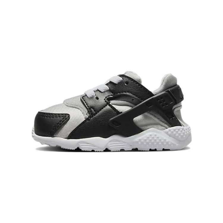 Nike Huarache Run TD Schwarz Neutralgrau Baby Sneaker Mittelgrau Weiß 704950-044 23.5
