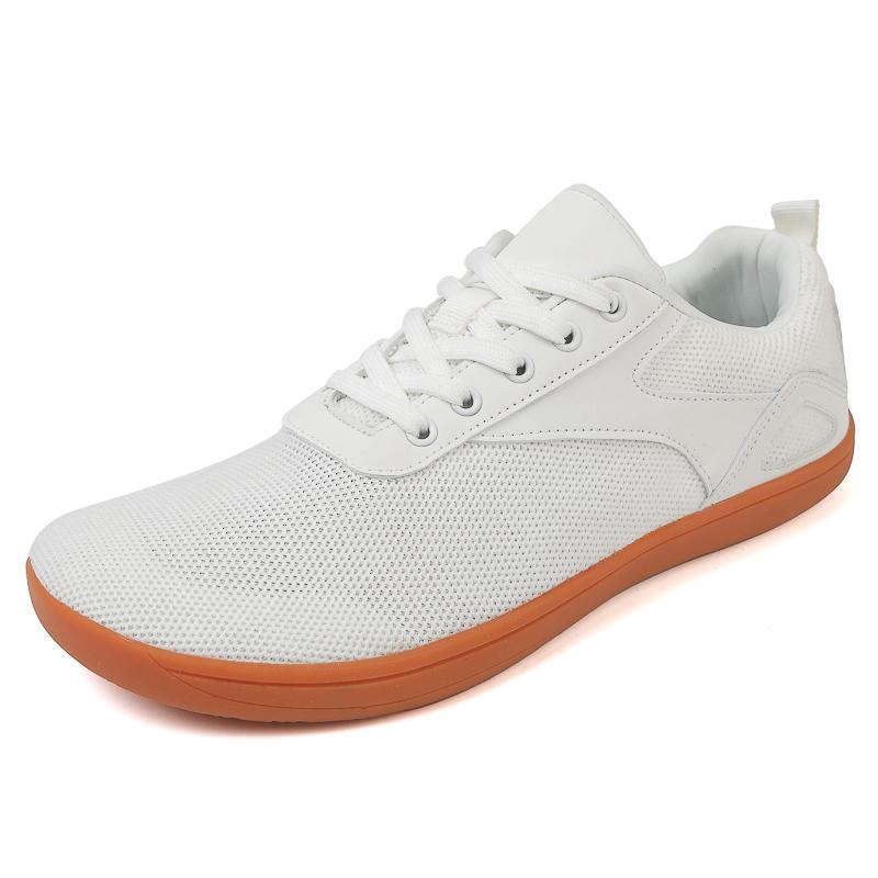 Barfußschuhe Minimalistische Schuhe Damen Herren Breite Zehen Atmungsaktive Trainingssportschuhe Leichte Outdoor-Walking-Sneaker Zero Drop Sohle Große Größe 47 46