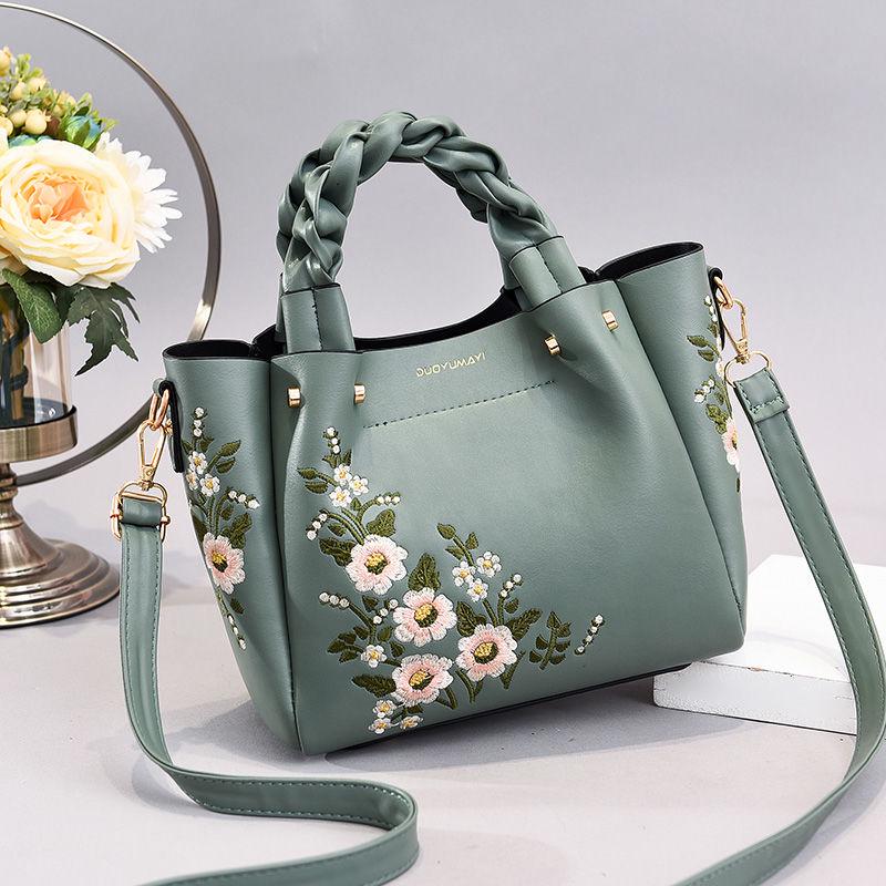 Leder Blume Handtaschen Frauen Taschen Designer Handtaschen Frauen Schulter Umhängetasche