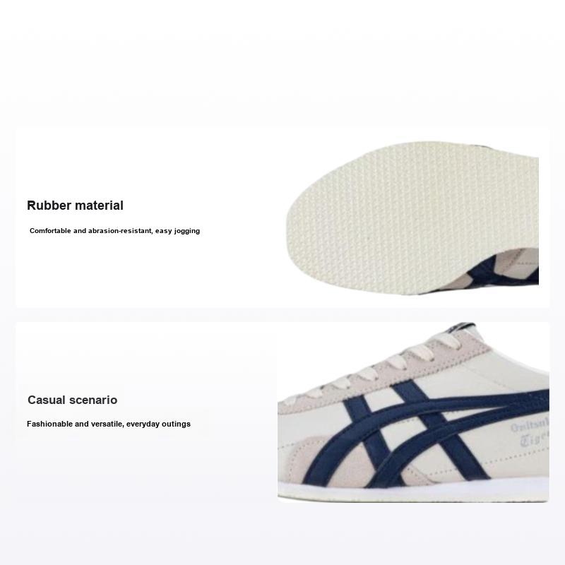 Onitsuka Tiger Runspark Bequeme Vielseitige Rutschfeste Langlebige Leichte Low-Top Laufschuhe Unisex Laufschuhe Beige 1183B480-203 39.5