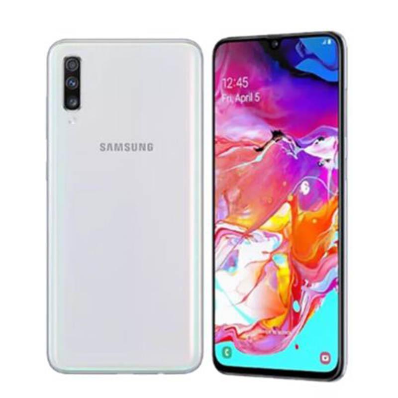 95% neu Aufgearbeitet Samsung Galaxy A70 A705F Dual SIM Android 32MP 128GB 6GB RAM Mobiltelefon Simple Set weiß