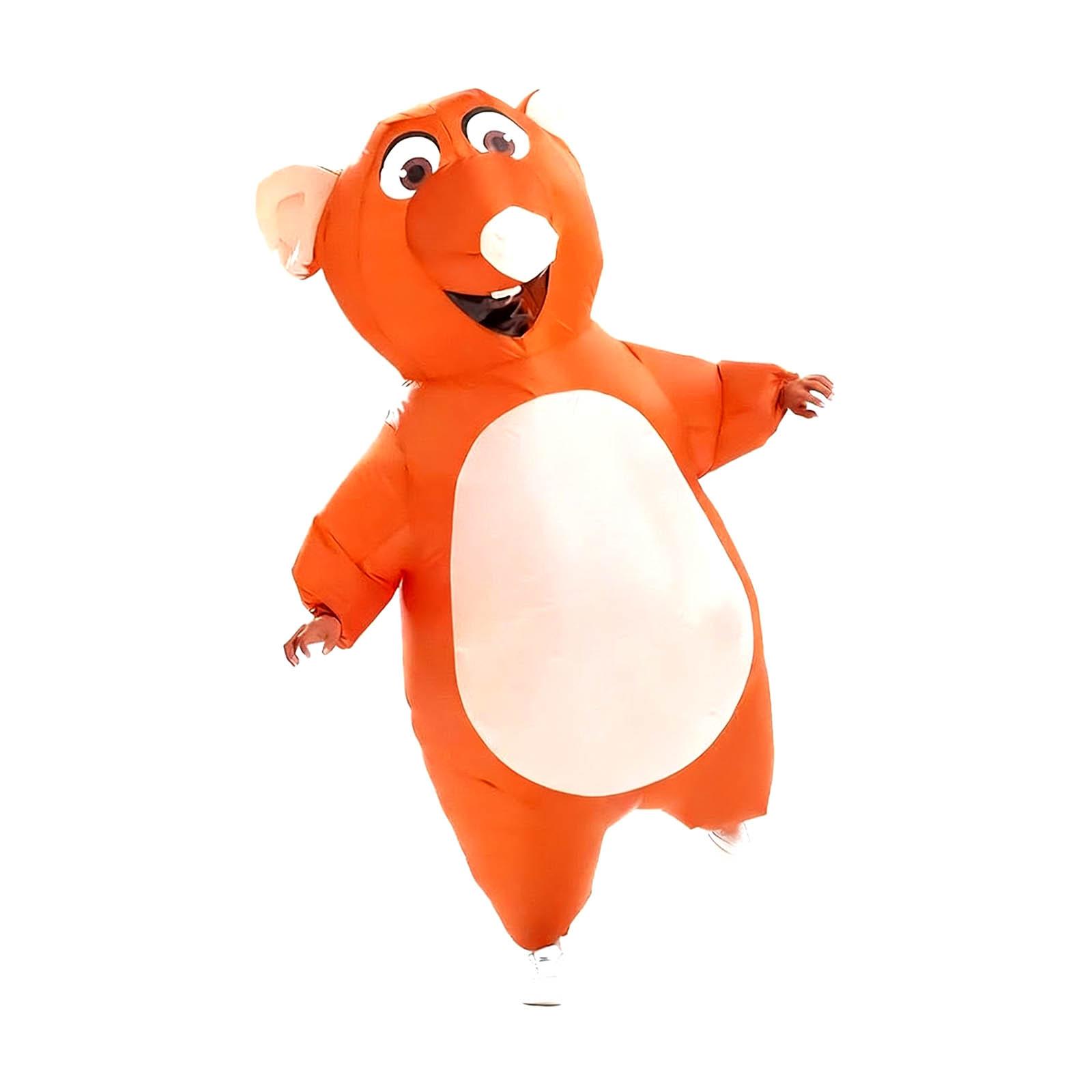 Aufblasbares Maus Kostüm für Erwachsene, Lustige aufblasbare Kostüme Halloween Kostüm Cosplay Maus Aufblasbare Kostüme