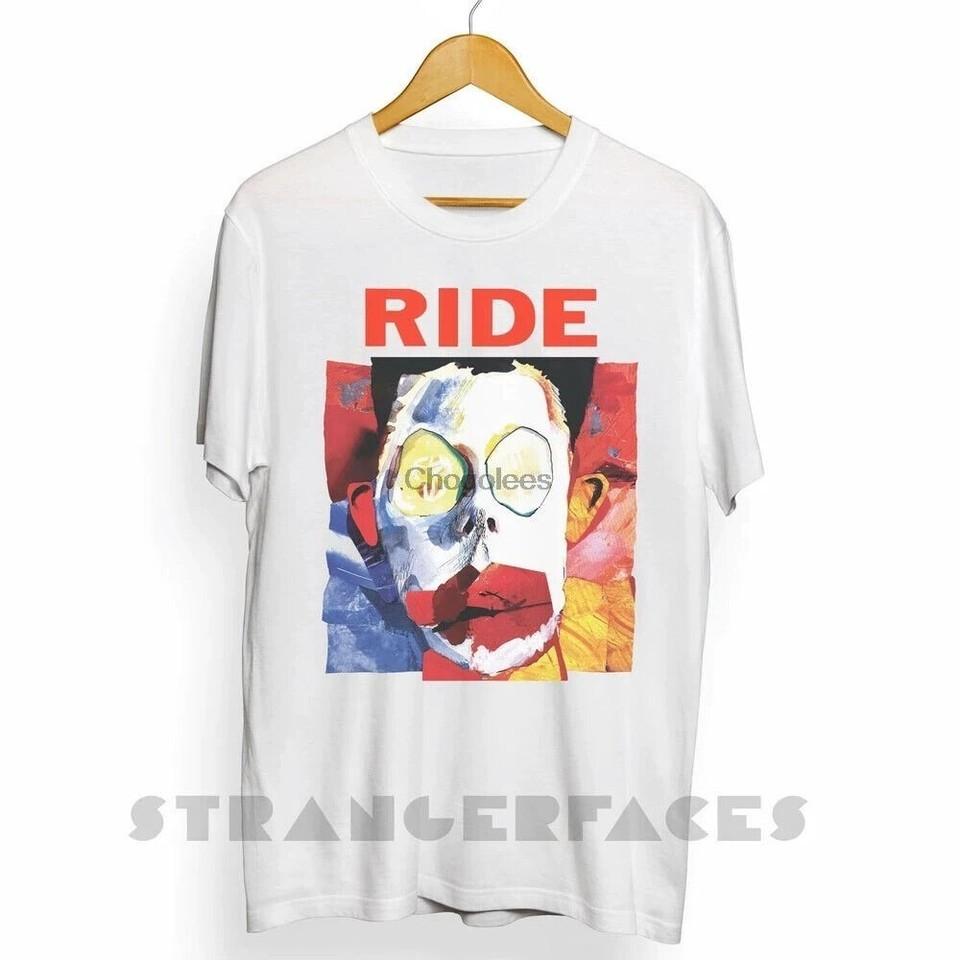 RIDE Band T-Shirt 90er Shoegaze T-Shirt Ride Shirt Unisex T-Shirt M white