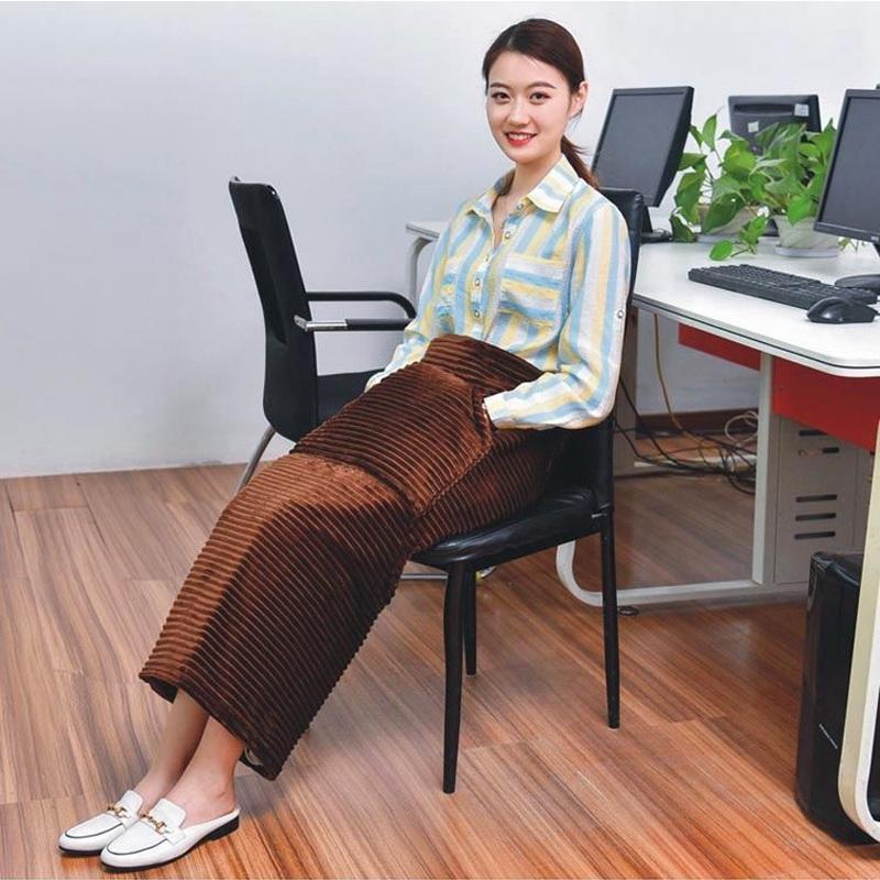 Elektrische Knieschonerdecke, warme Fußabdeckung, Beinheizkissen, kleine Heizdecke, warme Körperdecke, elektrische Heizdecke braun