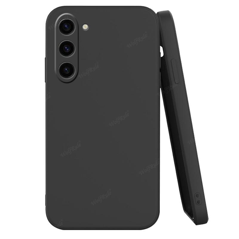 Für Samsung A56 Hülle Abdeckung Samsung Galaxy A56 A 56 Capas Handy Bumper Rückseite Neu Flüssiges Silikon Weiche Fundas Samsung A56 For A56 schwarz