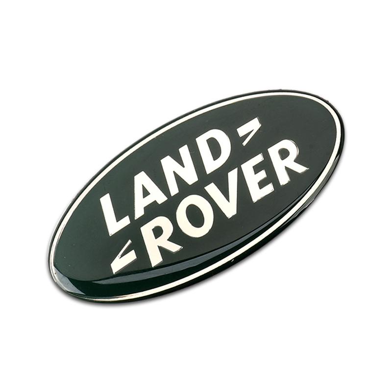 3D Auto Front- und Heckemblem Badge Aufkleber Autozubehör für Land Rover SVR Discovery Velar Evoque Freelander Range Rover L322 grün